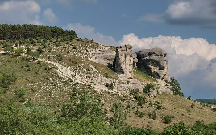 ostańce skalne w okolicy Bakczysaraju 